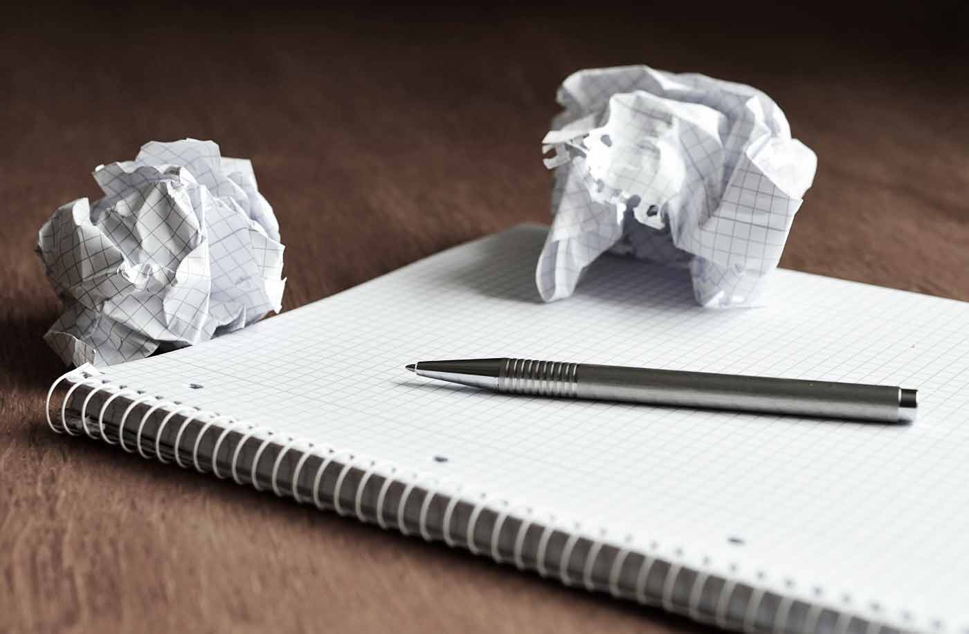 Brainstorming on paper